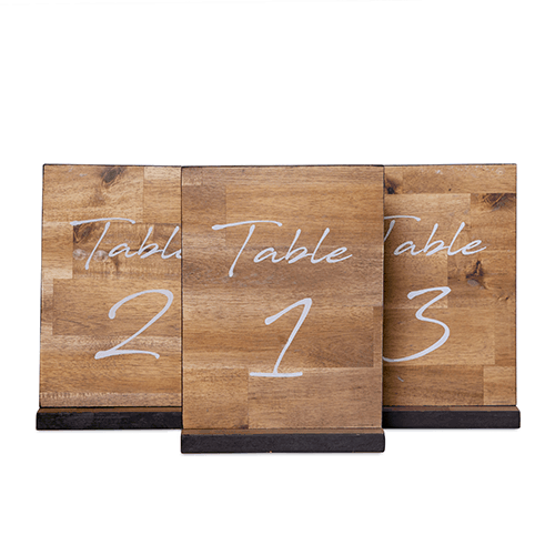 AF Table Numbers Timber